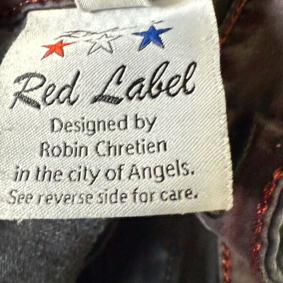 Robin's Red Label men’s Size 33 moto Black Distressed Skinny Ankle Pants Jeans - Picture 4 of 11